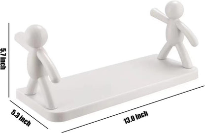 StickBuddy™ Wall Hanging Storage Shelf – No-Drill, Heavy-Duty Organizer for Bathroom & Kitchen