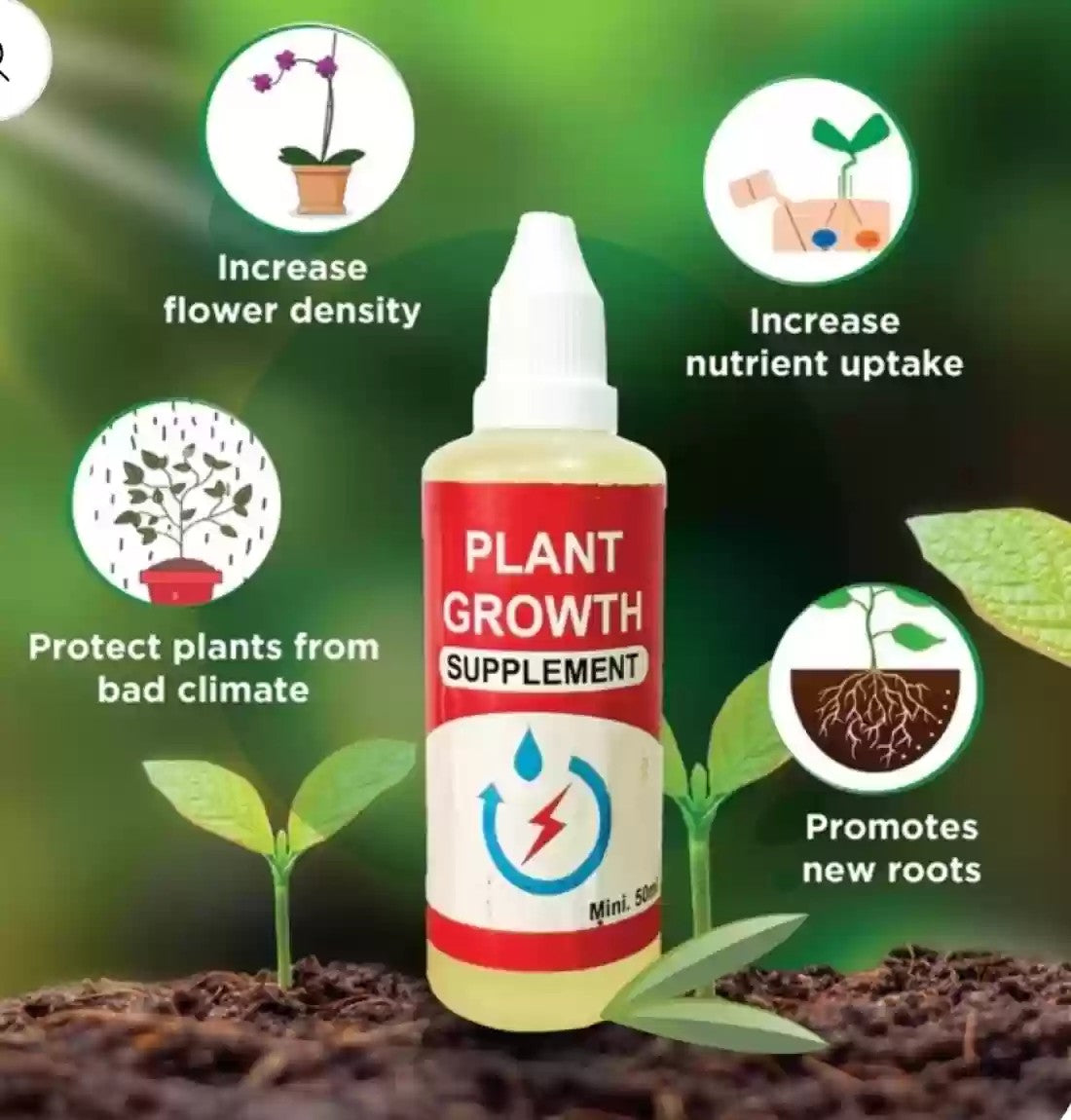 GrowMax™ Plant Growth Enhancer – Organic & Powerful Growth Booster (Pack of 2)