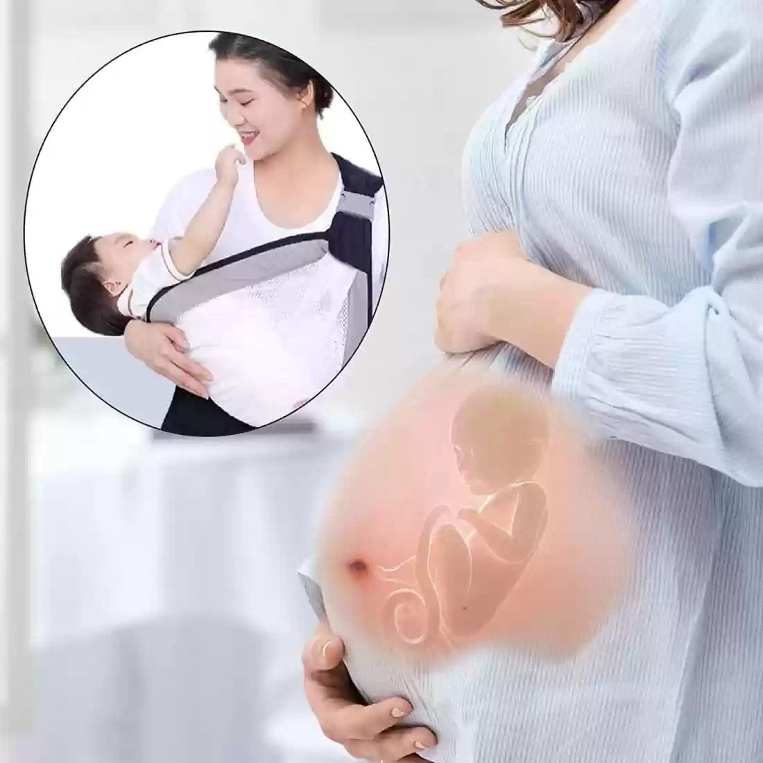SnugNest™ Baby Carrier – Ultimate Comfort for Newborns & Toddlers