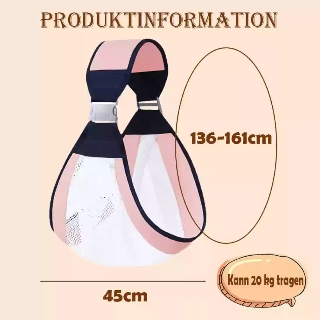 SnugNest™ Baby Carrier – Ultimate Comfort for Newborns & Toddlers