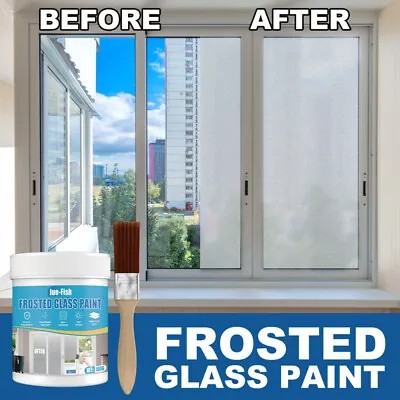 FrostShield™ Frosted Glass Paint – Instant Privacy & Elegant Frosted Finish