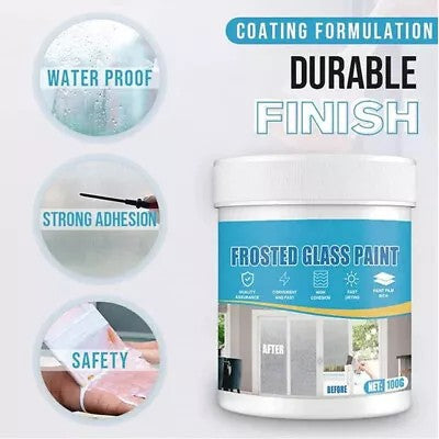 FrostShield™ Frosted Glass Paint – Instant Privacy & Elegant Frosted Finish