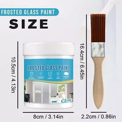 FrostShield™ Frosted Glass Paint – Instant Privacy & Elegant Frosted Finish