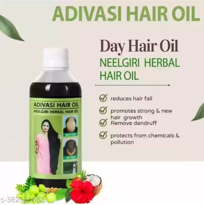 Adivasi Neelgiri Herbal Hair Oil 125ml Each – Ayurvedic Formula for Hair Growth & Scalp Nourishment