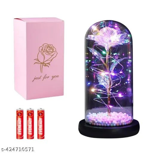 EnchantedGlow™ LED Rose Light – Eternal Beauty in a Glass Dome