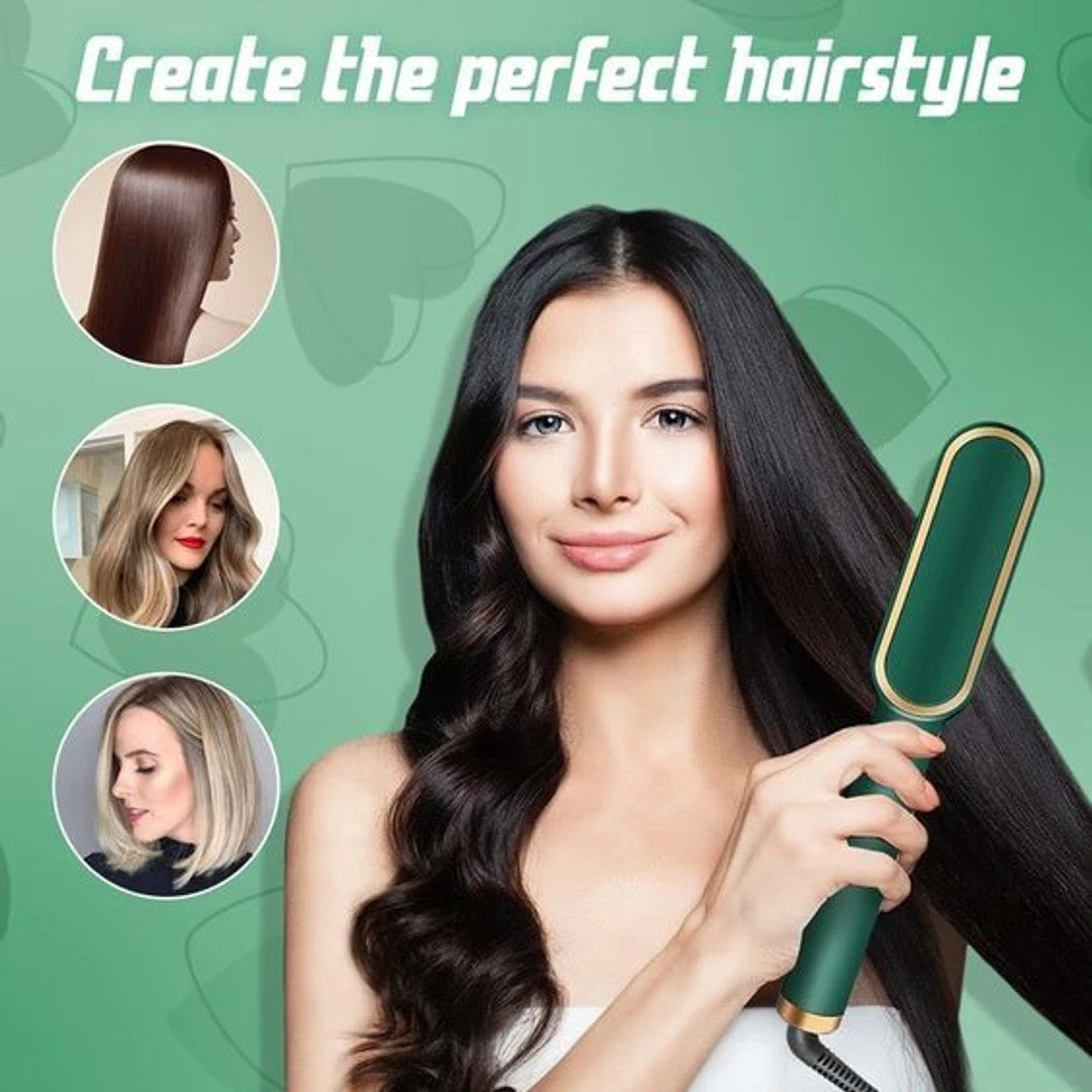 SleekStyler™ 3-in-1 Hair Straightener, Curler & Comb – Fast & Frizz-Free Styling