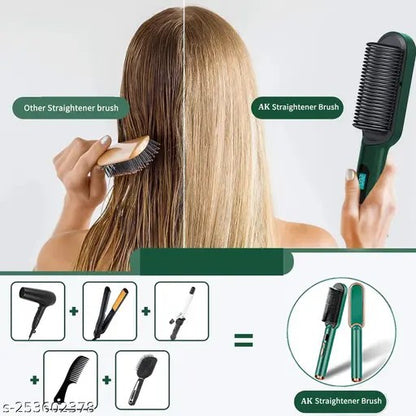 SleekStyler™ 3-in-1 Hair Straightener, Curler & Comb – Fast & Frizz-Free Styling