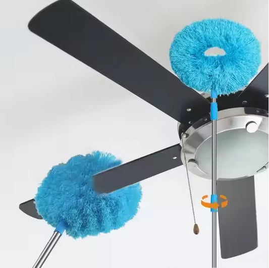 SwiftSweep by Ankaa – Extendable Washable Ceiling Fan Duster | Clean High & Easy