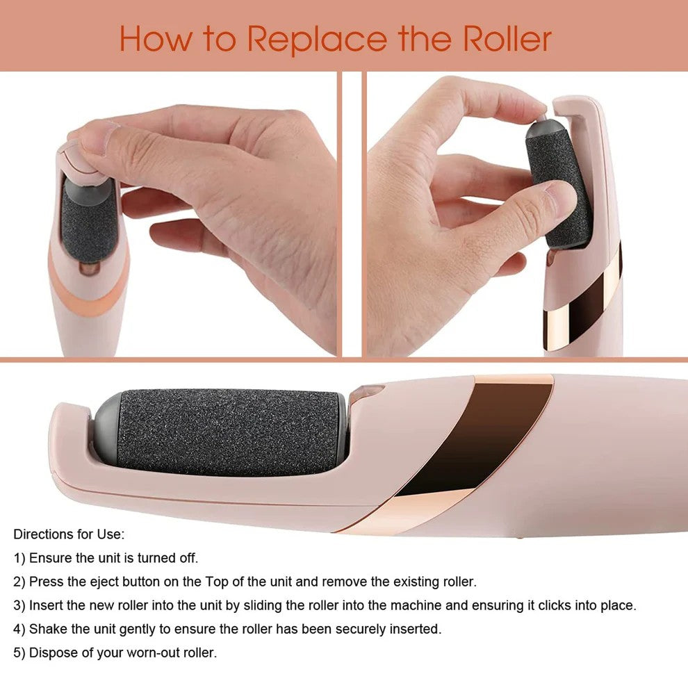 SmoothSteps By Ankaa, Electronic Cordless Pedicure & Callus Remover–Salon-Quality Foot Care