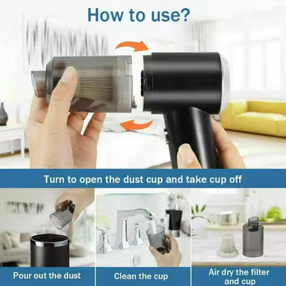 AirMate By Ankaa, 2 in-1  Wireless Vacuum Suction Cleaner & Portable Air Duster