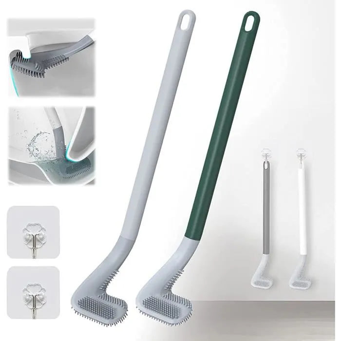CleaniX™ 360° Golf Toilet Brush – Effortless Deep Cleaning (Pack of 2)