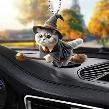 Acrylic Magic Kitten Decor Pendant Set