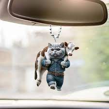 Acrylic Magic Kitten Decor Pendant Set