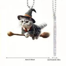 Acrylic Magic Kitten Decor Pendant Set